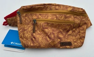 Columbia Classic Outdoor Lumbar Bag/Fanny Pack Zip Pouch O/S Unique Print NWT - Picture 1 of 12