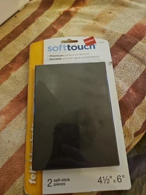 Mantas de fieltro autoadhesivas Soft Touch de Waxman 2 quilates - marrón - 4,5" x 6" Foto 1 de 2