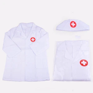 Children'S Nurses Dress Doctors Play Professional Experience Costume Costumes - Picture 1 of 14