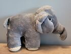 Gray Plush Elephant 12" Galati Toy & Novelty Soft Toy Stuffed Grey Vtg
