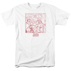 Archie Comics It's Pussycat Time T Shirt Licensed Comic Book Tee White - Picture 1 of 2