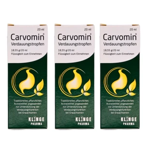 Carvomin Verdauungstropfen 3 x 20 ml Verdauungsfördernd Bitterstoffe - Bild 1 von 5