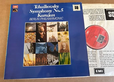 Q4ASD 2815 Tchaikovsky Symphony No. 5  Karajan Quadraphonic - Image 1 of 2