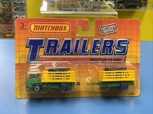 Matchbox Two Pack "Trailers" Cattle Truck & Trailer New - Picture 1 of 9