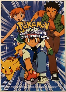 1999 Topps Pokémon lista de verificación de películas serie 1 logotipo azul edición de animación de películas - Imagen 1 de 4