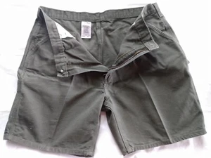 Carhartt Shorts Mens Work GRN Sz 42 Hammer Loop Cotton Duck Canvas #14806 - Picture 1 of 11