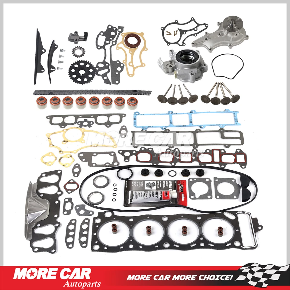 Junta de culata cadena de distribución aceite bomba de agua kit sello de válvula apto para camioneta Toyota 4Runner Foto 1 de 4