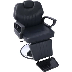 Hair Salon Chair, Multi Functional Hydraulic Hair Cutting Chair, Ultra Wide Seat - Picture 1 of 79