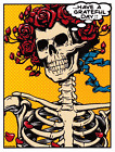  Sticker - Grateful Dead Pop Art Skeleton Rock Music Band 60s Sixties Decal 5706