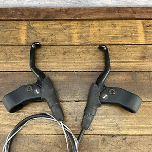 Vintage Shimano Deore XT Brake Levers BL-M733 SLR Mountain Bike Flat Bar ATB A6 - Picture 1 of 12