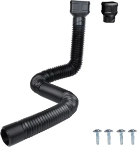7ft Long Gutter Downspout Extensions, 3" Downspout Extender Drainage Pipe for 2" - Picture 1 of 12
