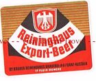 Unused 1950s AUSTRIA Graz Reininghaus Export Beer Beer Label Tavern Trove