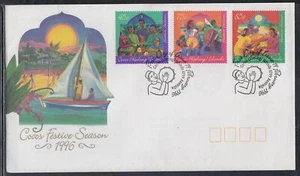 Cocos Keeling Islands Scott 316-8 FDC - 1996 temporada festiva - Imagen 1 de 1