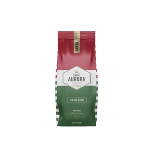 Caffe Aurora Italian Blend Coffee Beans 1kg Traditional Bold & Full-Bodied - Picture 1 of 3
