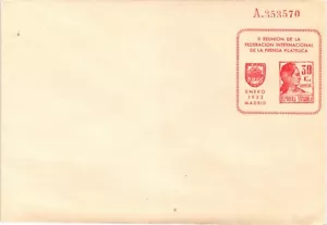 Spanien 1933 Privatganzsache Laiz 1262 II Treffen F.I.P.P. (464) - Bild 1 von 2