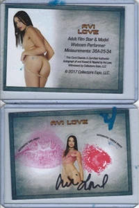 Avi Love Signed & Kissed Trading Card Collectors Expo Model #4` - Picture 1 of 1