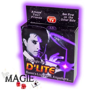 2 x D'lite VIOLET (1 Paire) - Faux pouce Lumineux - Ghost light - Tour de Magie - Picture 1 of 1