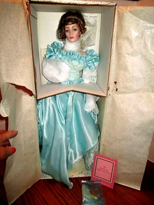 Franklin Mint Gibson Girl Night At The Opera Porzellanpuppe * Neu im Karton * Echtheitszertifikat - Bild 1 von 13