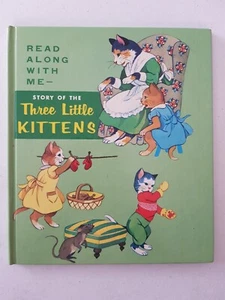 Read Along With Me Book- Story Of The Three Little Kittens 1985 HC Tom Holmes - Bild 1 von 5