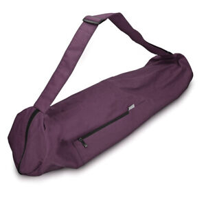 Bolsa XXL para esterilla de yoga de algodón funda de 72 x 29 cm en púrpura