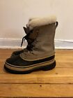 SOREL Caribou Kaufman Canada Snow Boots Mens Size 7 Waterproof Leather Wool