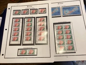 ICOLLECTZONE Bermuda 652-655a Roses multiple formats XF NH   (A500) - Picture 1 of 10