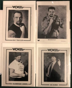 WWF/WCW Lot of 4 Big Boss man/Guardian Angel/Big Bubba/Ray Taylor Promos 8X10 - Picture 1 of 1