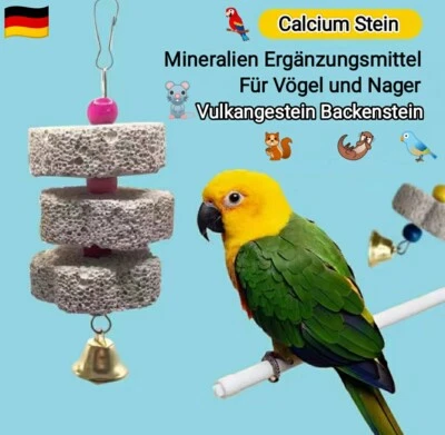 Mineralblock Mineralstein Pickstein Nager  Ergänzungsfutter Vögel Nager Calzium  - Bild 1 von 4