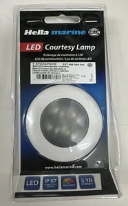 Hella Slim Line Courtesy Hi Intensity Whire Led White for Boat or RV (980500541) - Bild 1 von 2