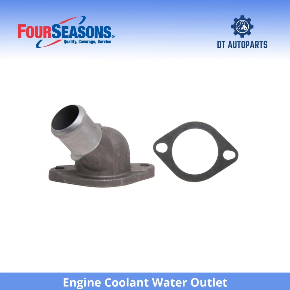 For 1999-2002 Chevrolet S10 4.3L V6 Engine Coolant Water Outlet 4 Seasons 2000 - Image 1 of 4