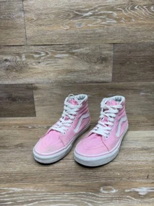 Zapatilla deportiva Vans Sk8 Hi de lona rosa cónica para mujer talla 8,5 - Imagen 1 de 9