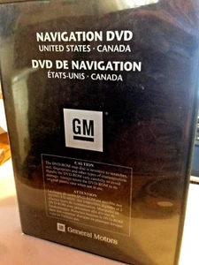 FABRICANTE DE EQUIPOS ORIGINALES GM Navegación DVD Estuche con Libro para DIsc # 25880099 **SIN DVD INCLUIDO** - Imagen 1 de 3
