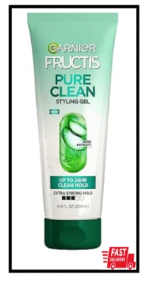 Garnier Fructis Style Pure Clean Styling Gel, Extra Strong Hold, 6.8 Ounces - Image 1 of 3