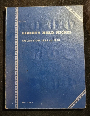 1883 to 1912 Liberty Nickel, V Nickel, Complete Set 1885, 1886, 1912-S Included Cover