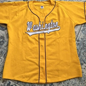 Vintage 90’s University Of Washington Huskies Russell Athletic Baseball Jersey XXL - Bild 1 von 5
