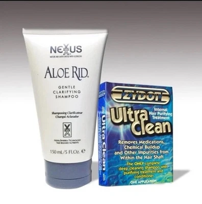 Champú desintoxicante Nexxus Aloe Rid 5 OZ + Zydot ultra limpio - Pasar la prueba del folículo capilar Foto 1 de 2