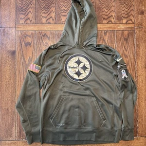 Nike Pittsburgh Steelers Salute To Service Camo Hoodie Men’s XL Football NFL USA - Picture 1 of 12