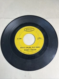 BOBBY VINTON What Color (Is A Man) 1965 7” Single Vinyl 45 EPIC 5-9846 - Imagen 1 de 3