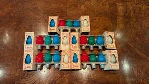 25 Vintage Westinghouse C-7 Multicolor Bulbs / Lamps & Sleeves    All Tested - Picture 1 of 7