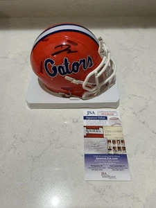 DJ Lagway Autographed Signed Florida Gators Orange Mini Helmet JSA Cert Riddell - Picture 1 of 3