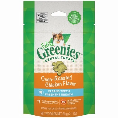 AMERICAN DISTRIBUTION & MFG CO Feline Greenies, Chicken, 2.5-oz. 11130