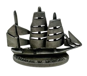 FIGURA FUNDIDA 1-3/4” “CHARLES W. MORGAN” BALLENERO, MÍSTICO, CT - Imagen 1 de 5