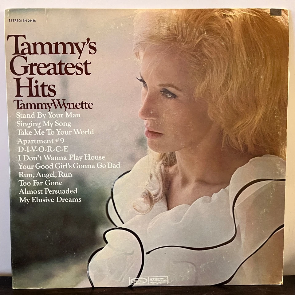 TAMMY WYNETTE - Greatest Hits (1969) -  12" Vinyl Record LP - VG+ Foto 1 de 3