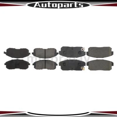 Front and Rear Ceramic Brake Pads For Nissan Sentra 2006 2005 2004 2003 2002 - Image 1 of 4