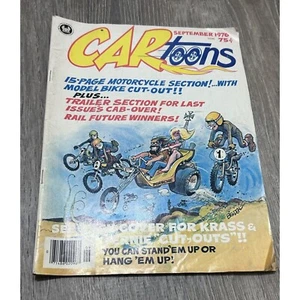 CARtoons Magazine Car Toons for the Car Enthusiasts Paperback Sept 1976 - Picture 1 of 7