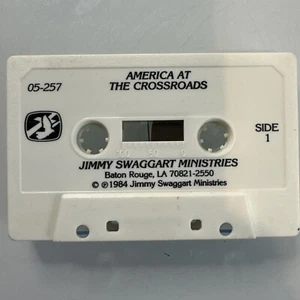 Jimmy Swaggart America At The Crossroads (Cassette) Tape Only - Picture 1 of 2