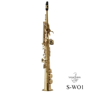 YANAGISAWA S-WO1 Soprano Saxophone, Brass, Lightweight [Neck Integrated] - Picture 1 of 2