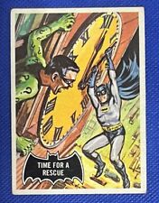 1966 Topps Batman Black Bat Card #41 Time For A Rescue