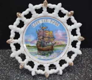 Cape Cod MASS Massachusetts Mayflower Schiff Sammler Teller, 6 1/8" kostenloser US-Versand - Bild 1 von 2