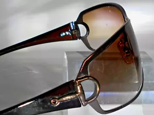 GUCCI, HORSEBIT-Sonnenbrille, Metall Metallicbraun, Kunststoff, Farbverlauf, TOP - Bild 1 von 22